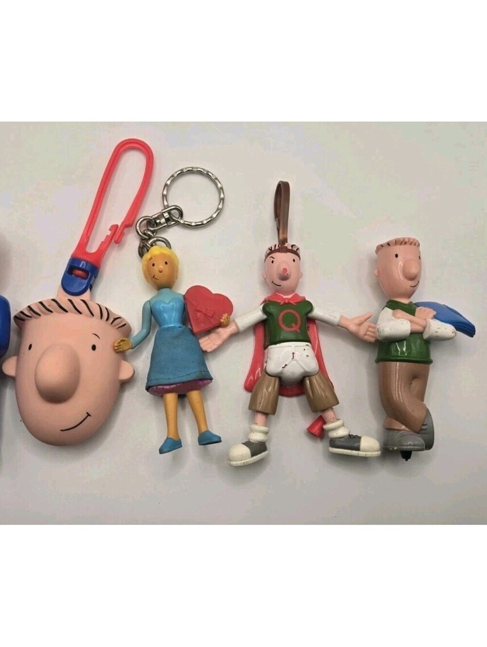 Lot of 4 Doug Movie Keychains McDonald’s Happy Meal Promotional Toys